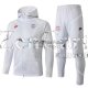 PSG Chaqueta Capucha White + Pantalon 2019/2020
