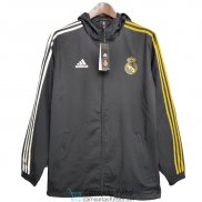 Real Madrid Chaqueta Rompevientos Black 2020/2021