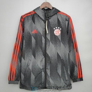 Bayern Munich Chaqueta Rompevientos Black Pattern 2021/2022