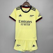 Camiseta Arsenal Ninos 2ª Equipación 2021/2022