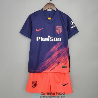 Camiseta Atletico De Madrid Niños 2ª Equipación 2021/2022