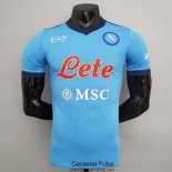Camiseta Authentic Napoli EA7 Blue 2021/2022