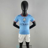 Camiseta Manchester City Niños 1ª Equipación 2022/2023