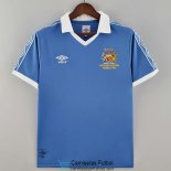 Camiseta Manchester City Retro 1ª Equipación 1981/1982