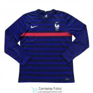 Camiseta Manga Larga Francia 1ª Equipación 2020/2021