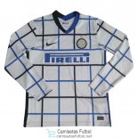 Camiseta Manga Larga Inter Milan 2ª Equipación 2020/2021
