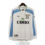 Camiseta Manga Larga Lazio Retro 2ª Equipación 2000 2001