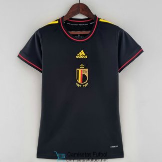 Camiseta Mujer Belgica Black I 2022/2023