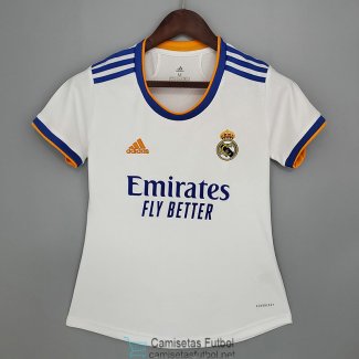 Camiseta Mujer Real Madrid 1ª Equipación 2021/2022