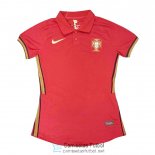 Camiseta Portugal Camiseta Mujer 1ª Equipación EURO 2020