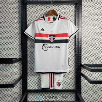 Camiseta Sao Paulo FC Niños 1ª Equipación 2023/2024