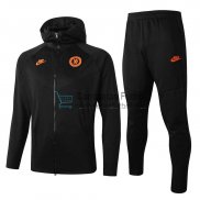 Chelsea Chaqueta Capucha Black + Pantalon 2019/2020