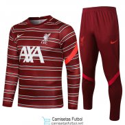 Liverpool Sudadera De Entrenamiento Red II + Pantalon Red II 2021/2022