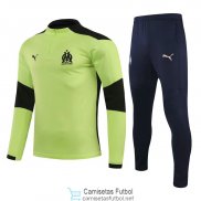 Olympique Marseille Sudadera De Entrenamiento Yellow + Pantalon 2020/2021