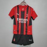 Camiseta AC Milan Niños 1ª Equipación 2021/2022