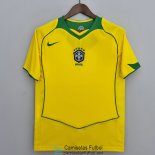 Camiseta Brasil Retro 1ª Equipación 2004/2006