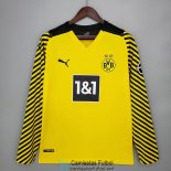 Camiseta Manga Larga Borussia Dortmund 1ª Equipación 2021/2022