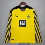 Camiseta Manga Larga Borussia Dortmund 1ª Equipación 2021/2022