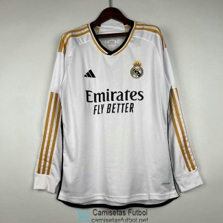 Camiseta Manga Larga Real Madrid 1ª Equipación 2023/2024