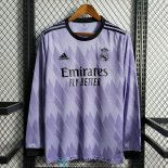Camiseta Manga Larga Real Madrid 2ª Equipación 2022/2023