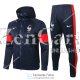 Francia Chaqueta Capucha Navy Red + Pantalon 2020/2021