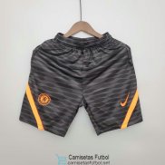 Pantalon Corto Chelsea Training Black Grey VI 2021/2022