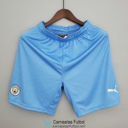 Pantalon Corto Manchester City 1ª Equipación 2021/2022