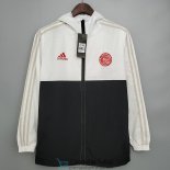 Ajax Chaqueta Rompevientos Black White 2021/2022