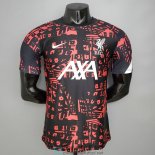 Camiseta Authentic Liverpool Training Black 2020/2021