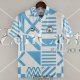 Camiseta Manchester City Pre Match Blue White 2022/2023