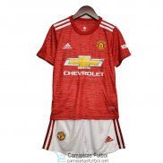 Camiseta Manchester United Niños 1ª Equipación 2020/2021