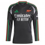 Camiseta Manga Larga Arsenal Segunda Equipacion Jersey Player Version 2024/2025