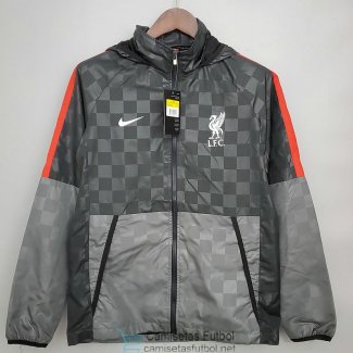 Liverpool Chaqueta Rompevientos Black Plaid 2021/2022