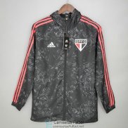 Sao Paulo FC Chaqueta Rompevientos Black Pattern 2021/2022