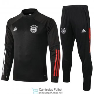 Bayern Munich Sudadera De Entrenamiento Blcak + Pantalon 2020/2021