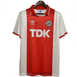 Camiseta Ajax Retro 1ª Equipación 1990/19912