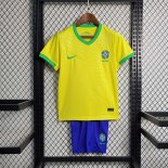Camiseta Brasil Niños 1ª Equipación 2023/2024