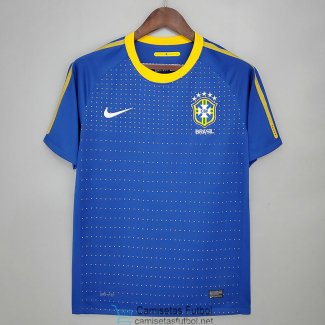 Camiseta Brasil Retro 2ª Equipación 2010 2011