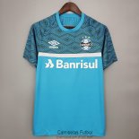 Camiseta Gremio Training Blue White 2021/2022