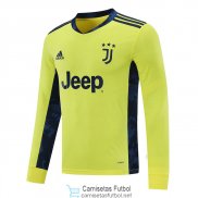 Camiseta Manga Larga Juventus Portero Yellow 2020/2021