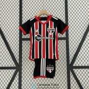 Camiseta Sao Paulo FC Niños 2ª Equipación 2023/2024