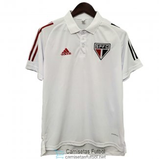 Camiseta Sao Paulo FC Polo White 2020/2021