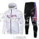 PSG x Jordan Chaqueta Capucha White I + Pantalon Black 2021/2022