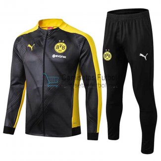 Borussia Dortmund Chaqueta Black Yellow + Pantalon 2019/2020