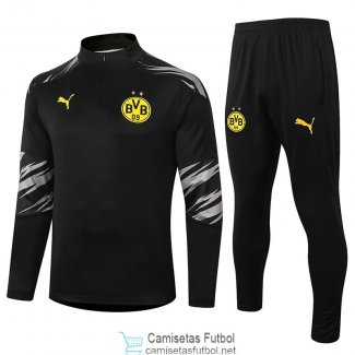 Borussia Dortmund Sudadera De Entrenamiento Black + Pantalon 2020/2021