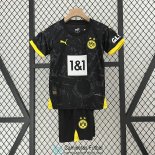 Camiseta Borussia Dortmund Niños 2ª Equipación 2023/2024