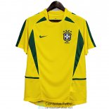 Camiseta Brasil Retro 1ª Equipación 2002/2003