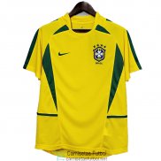 Camiseta Brasil Retro 1ª Equipación 2002/2003