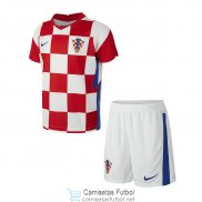 Camiseta Croacia Niños 1ª Equipación 2021/2022