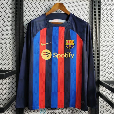 Camiseta Manga Barcelona 1ª Equipación l camisetas Barcelona